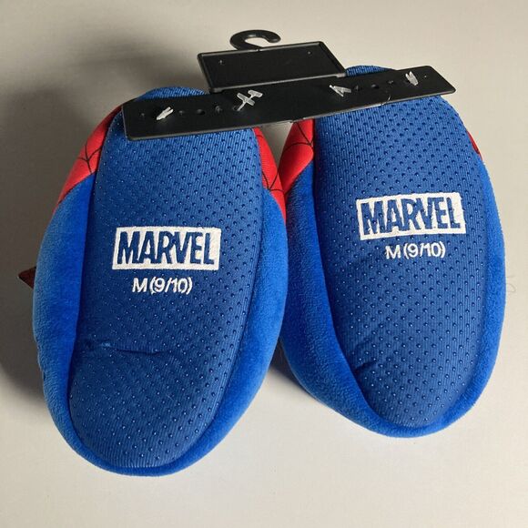 Marvel Spider-man Sock Slippers (Child’s Size 9/10) • NEW With Tags - Picture 7 of 8